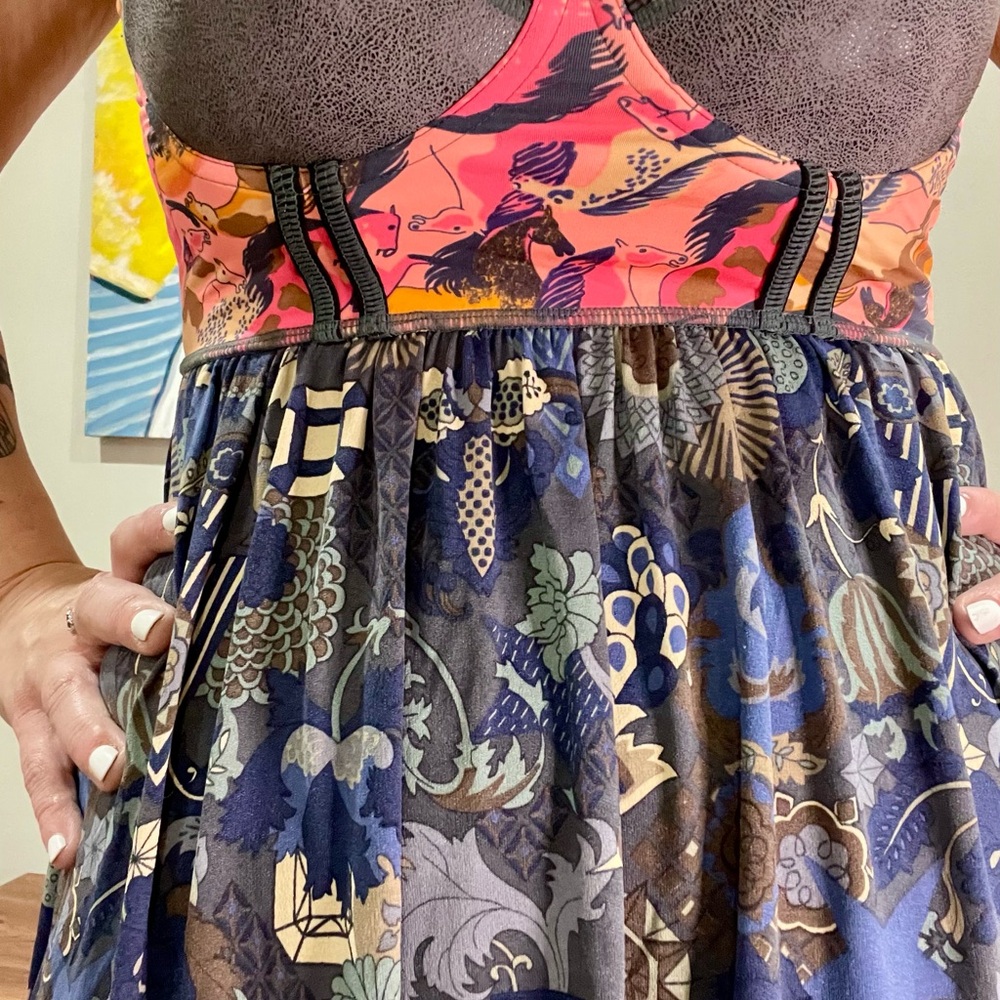 Gorgeous Corseted Maaji Maxi dress— recycled fabrics